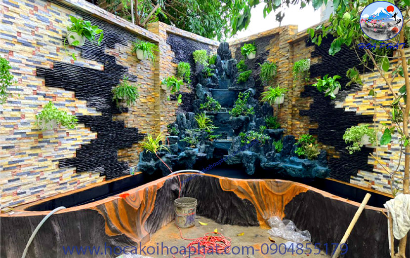 Thi Công Hồ Cá Koi Bình Phước - Hòa Phát