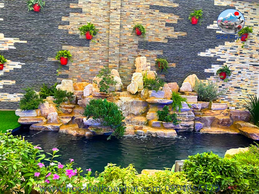 Thi công hồ Cá Koi Dĩ An Bình Dương - Hòa Phát