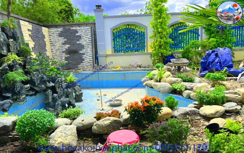 Thi Công Hồ Cá Koi Bình Phước - Hòa Phát