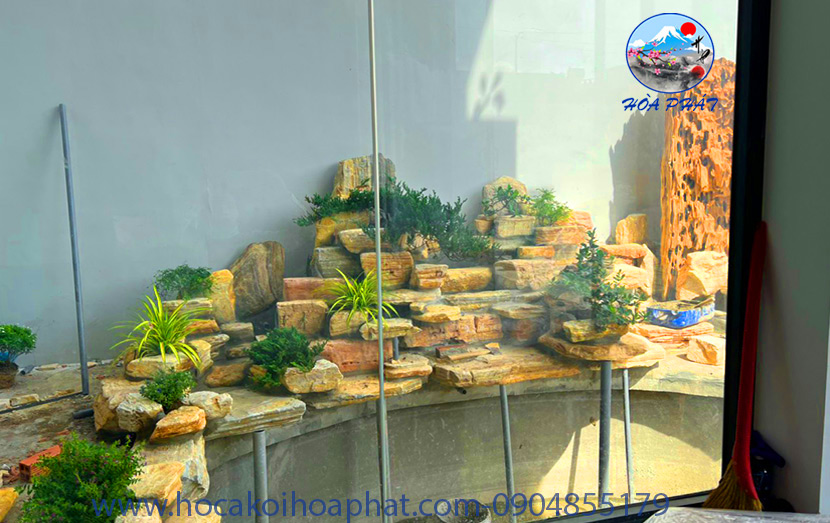 Thi Công Hồ Cá Koi Hoocmon - Hòa Phát