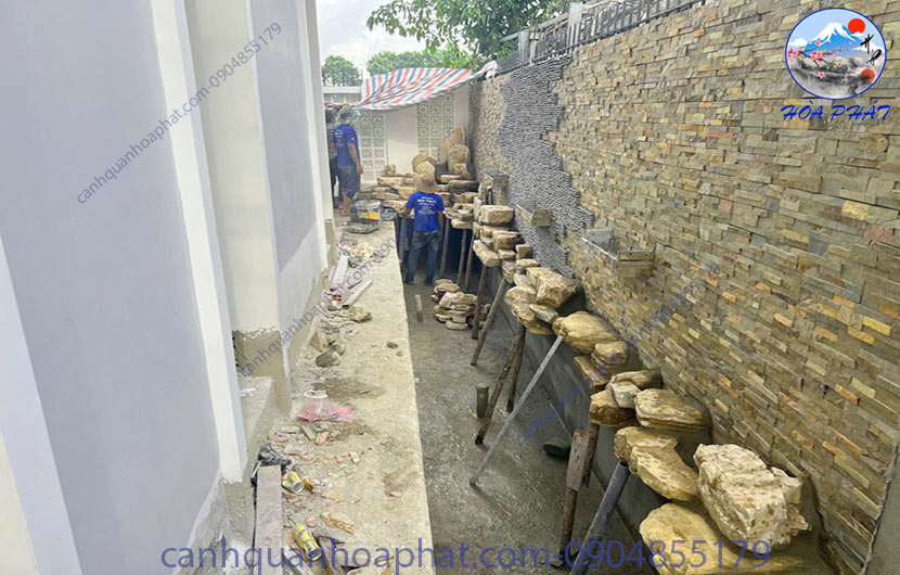 thi công hồ cá koi bình chánh hòa phát