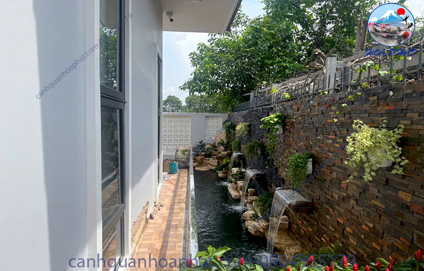 Thi Công Hồ Cá Koi Bình Chánh - Hòa Phát