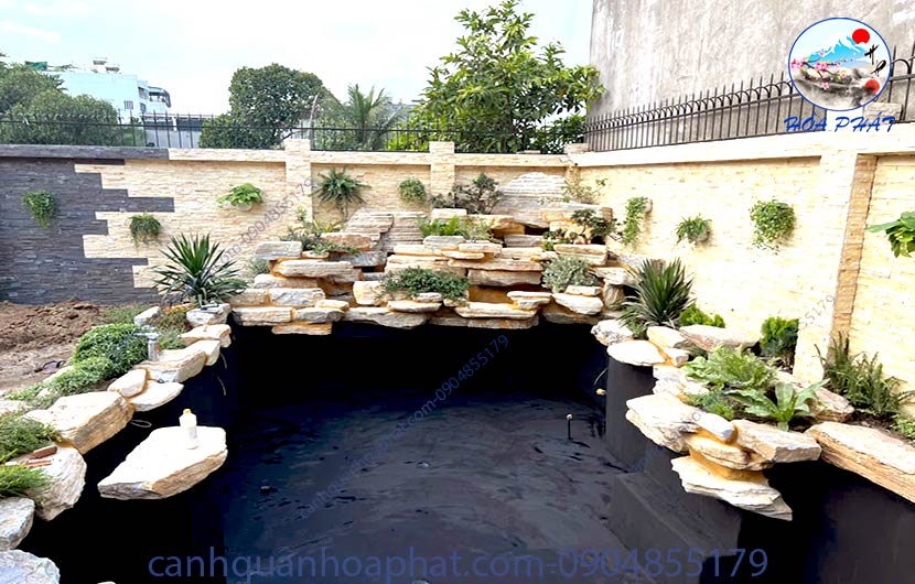 quét đen lòng hồ chống thấm chuyên dụng cho hồ cá