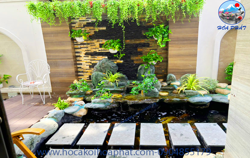 Thi Công Hồ Cá Koi Quận 12 - Hòa Phát