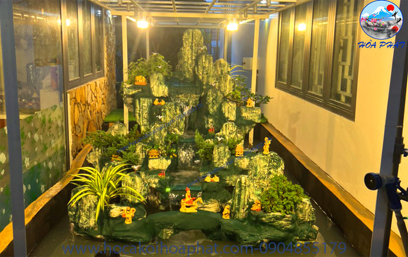 Thi Công Hồ Cá Koi Hoocmon - Hòa Phát