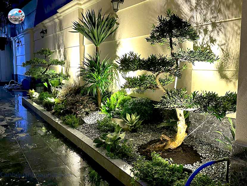 một góc nhìn khác cho tiểu cảnh khô của công trình