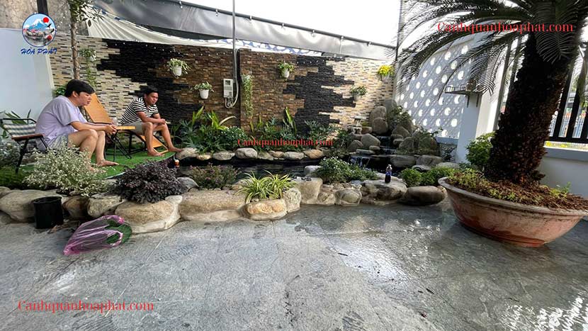 thi công hồ cá koi tại an giang hòa phát