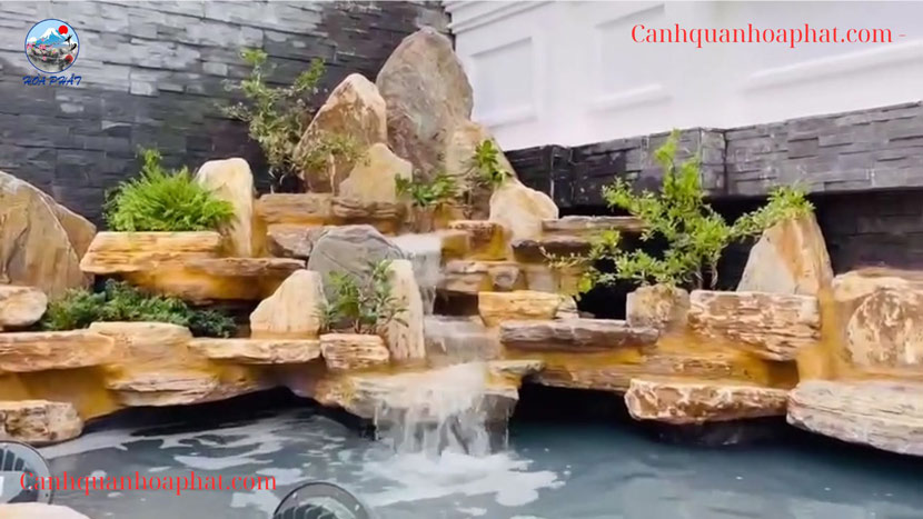 Hồ Cá Koi Bằng Đá Cổ Thạch