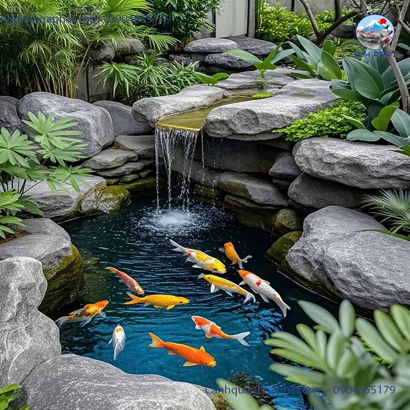 Hồ Cá Koi Mini