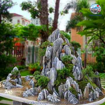 Hòn Non Bộ Mini Đẹp Cho Nhà Phố