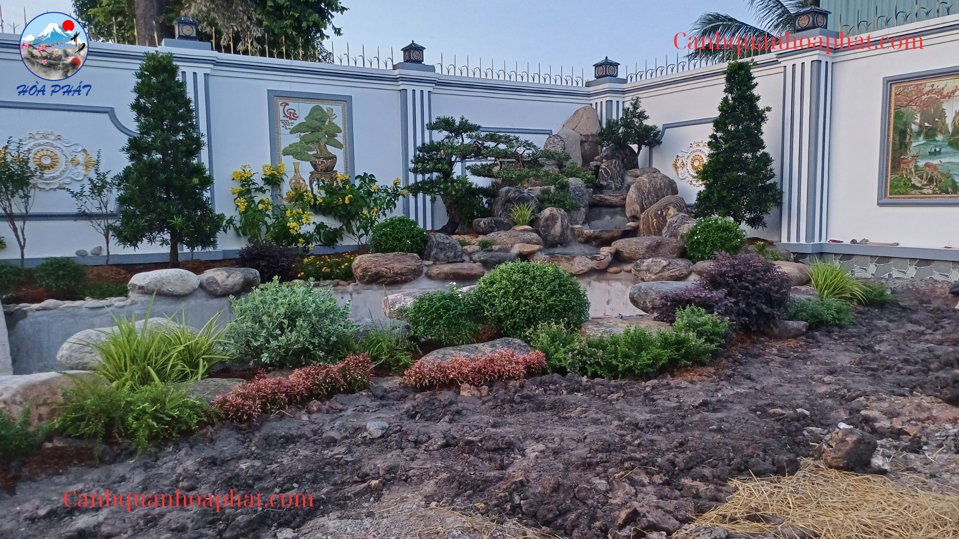 Thi công hồ cá Koi sân vườn tại Đức Hòa Long An